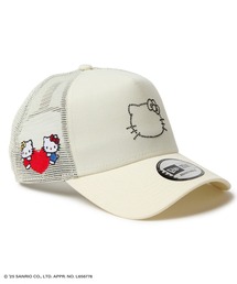 NEW ERA（ニューエラ）の「NEW ERA/ニューエラ キャップ 9FORTY A-Frame トラッカー HELLO KITTY ハローキティ ラインストーン 14348619/14348620（キャップ・メンズ）」