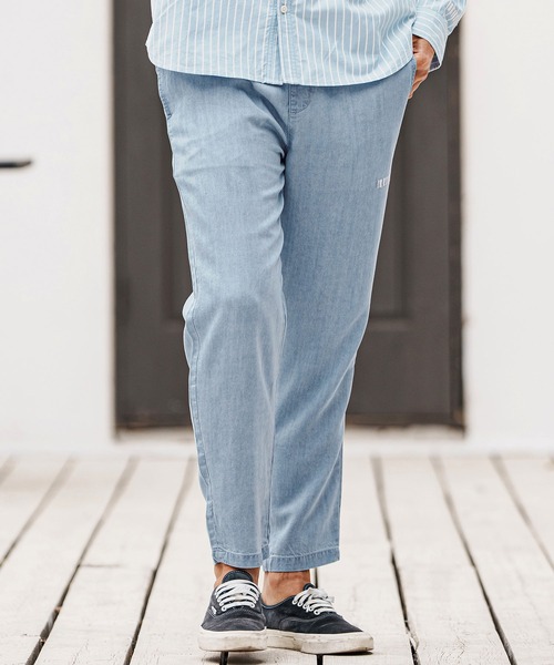 felkod(フィルコッド)の「mp13315- Chambray Easy Pants イージーパンツ(その他パンツ・メンズ・インディゴブルー/ライトブルー・L/M/S)」の3枚目の写真