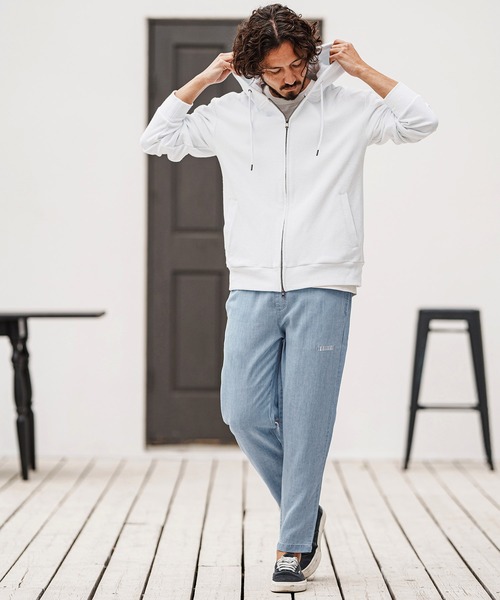 felkod(フィルコッド)の「mp13315- Chambray Easy Pants イージーパンツ(その他パンツ・メンズ・インディゴブルー/ライトブルー・L/M/S)」の10枚目の写真