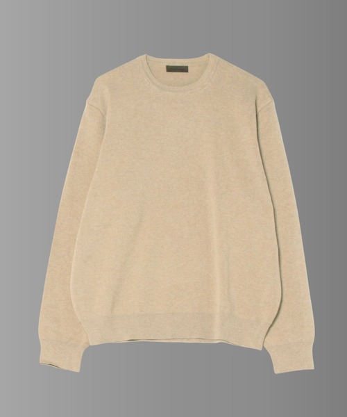 Rinascente（リナシェンテ）の「【Rinascente/リナシェンテ】Long Ride Knit　無地　ニット　セーター（ニット/セーター・メンズ・コバルトブルー/ブラック/ベージュ/ネイビー/チャコールグレー/バーガンディー/ライトグレー/イエロー・SMALL/X-LARGE/LARGE/MEDIUM）」の5枚目の写真
