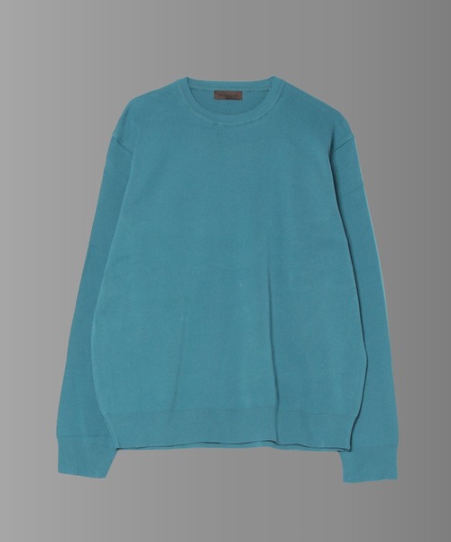 Rinascente（リナシェンテ）の「【Rinascente/リナシェンテ】Long Ride Knit　無地　ニット　セーター（ニット/セーター・メンズ・コバルトブルー/ブラック/ベージュ/ネイビー/チャコールグレー/バーガンディー/ライトグレー/イエロー・SMALL/X-LARGE/LARGE/MEDIUM）」の7枚目の写真