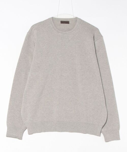 Rinascente（リナシェンテ）の「【Rinascente/リナシェンテ】Long Ride Knit　無地　ニット　セーター（ニット/セーター・メンズ・コバルトブルー/ブラック/ベージュ/ネイビー/チャコールグレー/バーガンディー/ライトグレー/イエロー・SMALL/X-LARGE/LARGE/MEDIUM）」の12枚目の写真