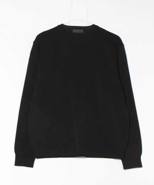 Rinascente（リナシェンテ）の「【Rinascente/リナシェンテ】Long Ride Knit　無地　ニット　セーター（ニット/セーター・メンズ・コバルトブルー/ブラック/ベージュ/ネイビー/チャコールグレー/バーガンディー/ライトグレー/イエロー・SMALL/X-LARGE/LARGE/MEDIUM）」の10枚目の写真