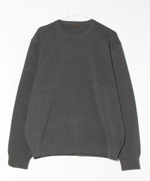 Rinascente（リナシェンテ）の「【Rinascente/リナシェンテ】Long Ride Knit　無地　ニット　セーター（ニット/セーター・メンズ・コバルトブルー/ブラック/ベージュ/ネイビー/チャコールグレー/バーガンディー/ライトグレー/イエロー・SMALL/X-LARGE/LARGE/MEDIUM）」の11枚目の写真