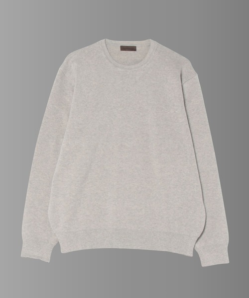 Rinascente（リナシェンテ）の「【Rinascente/リナシェンテ】Long Ride Knit　無地　ニット　セーター（ニット/セーター・メンズ・コバルトブルー/ブラック/ベージュ/ネイビー/チャコールグレー/バーガンディー/ライトグレー/イエロー・SMALL/X-LARGE/LARGE/MEDIUM）」の13枚目の写真