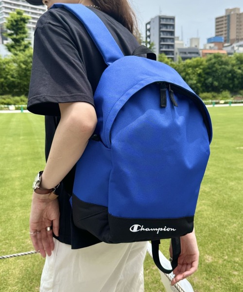 Champion（チャンピオン）の「Champion(チャンピオン)/A4対応 デイリー マルチ バックパック リュック/Essential Backpack（バックパック/リュック・レディース・パープル/マルーン/ネイビー/レッド/グリーン/ブラック/ブルー・FREE）」の4枚目の写真