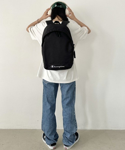 Champion（チャンピオン）の「Champion(チャンピオン)/A4対応 デイリー マルチ バックパック リュック/Essential Backpack（バックパック/リュック・レディース・パープル/マルーン/ネイビー/レッド/グリーン/ブラック/ブルー・FREE）」の16枚目の写真