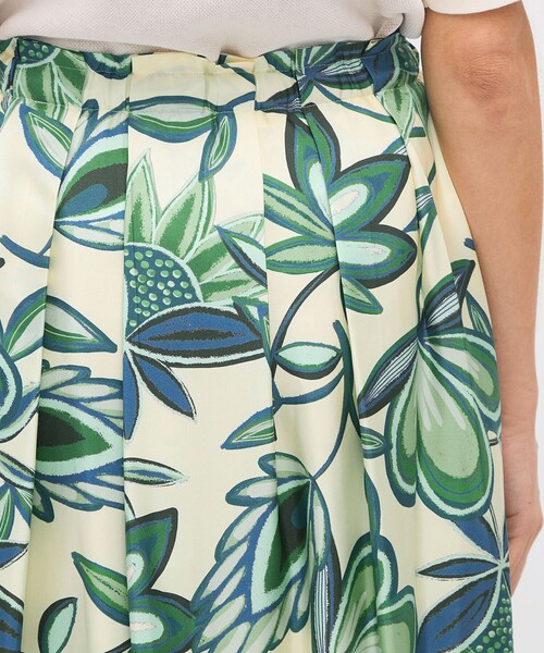 シルクツイル COLETTEフラワープリントスカート（スカート