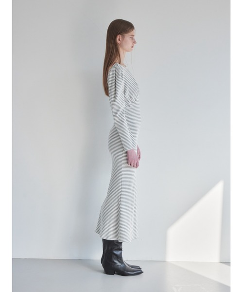 etre loin（エトルワン）の「I miss you heart cut dress（ワンピース・レディース・グレー/ブラック/ミント・M）」の21枚目の写真