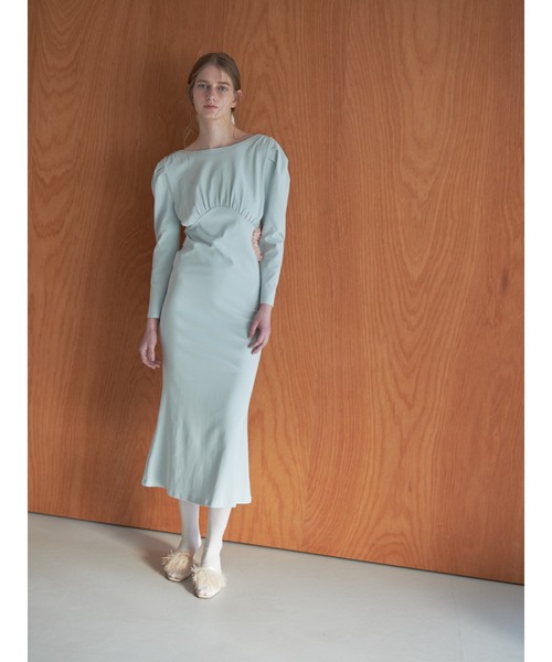 etre loin（エトルワン）の「I miss you heart cut dress（ワンピース・レディース・グレー/ブラック/ミント・M）」の17枚目の写真