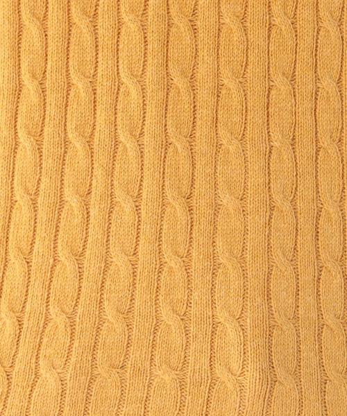 coen(コーエン)の「コットンアンゴラクルーネックケーブルニットプルオーバー(ニット/セーター・メンズ・イエロー/オフホワイト/グレー/ブラウン/ライトブルー/ネイビー・MEDIUM/LARGE/X-LARGE/SMALL)」の9枚目の写真