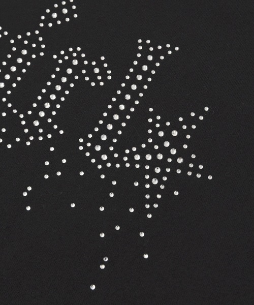 RHINESTONE STARDUST LOGO S/S TEE DRESS（ワンピース）｜X-girl