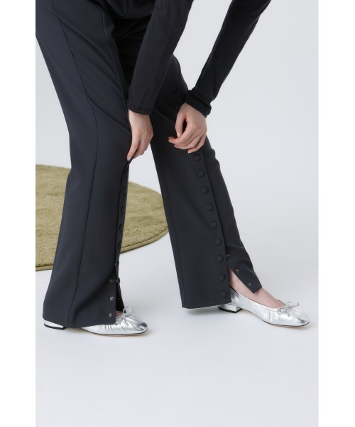 STACCATO(スタッカート)の「ルアーシュリンクローヒールサンダル(バレエシューズ・レディース・ゴールド/シルバー・22.5cm/24.5cm/24cm/23cm/23.5cm)」の4枚目の写真