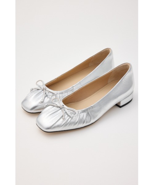 STACCATO(スタッカート)の「ルアーシュリンクローヒールサンダル(バレエシューズ・レディース・ゴールド/シルバー・22.5cm/24.5cm/24cm/23cm/23.5cm)」の7枚目の写真