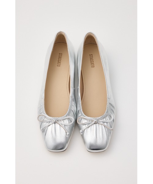 STACCATO(スタッカート)の「ルアーシュリンクローヒールサンダル(バレエシューズ・レディース・ゴールド/シルバー・22.5cm/24.5cm/24cm/23cm/23.5cm)」の8枚目の写真