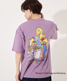SESAME STREET×FTL Illust T-Shirt D / コラボ / セサミストリート / 半袖 / バック / キャラクター / イラスト / プリント / ワンポイント / ロゴ / ユニセックス