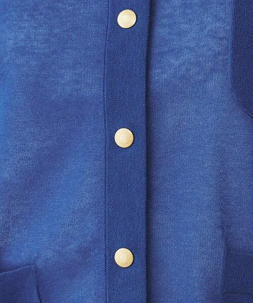 UNTITLED（アンタイトル）の「【 TRADITIONAL WEATHERWEAR 】ARKLEY KNIT シアーカーディガン（カーディガン/ボレロ・レディース・ブラック/ブルー系その他・02）」の11枚目の写真