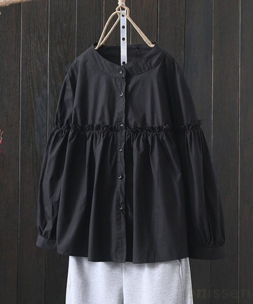 CPG golf 袖タックボウタイシャツ (ブラック) CPG golf 袖タックボウタイシャツ (ブラック) シーピージー
