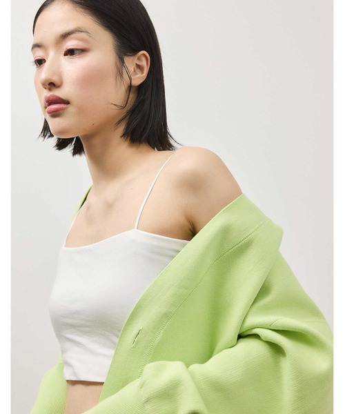 OUR WACOAL（アワワコール）の「「ADAM ET ROPE'コラボ」　コットン混カップインチューブトップキャミソール（キャミソール・レディース・ブラック/ブラウン/ホワイト/グリーン系その他・M/S/L）」の6枚目の写真