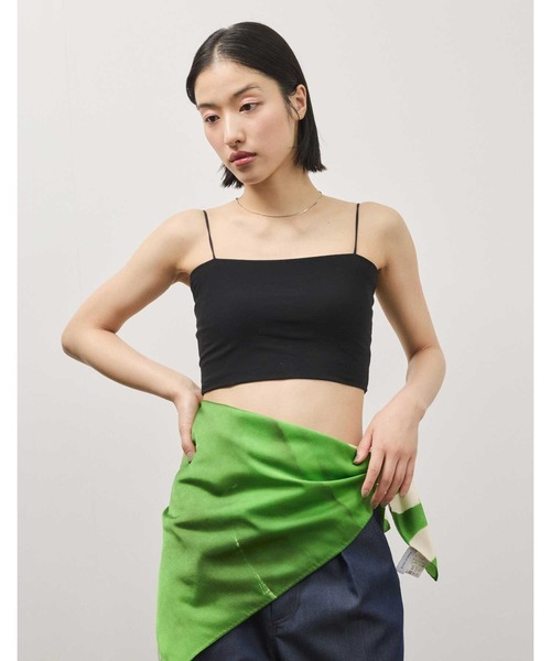 OUR WACOAL（アワワコール）の「「ADAM ET ROPE'コラボ」　コットン混カップインチューブトップキャミソール（キャミソール・レディース・ブラック/ブラウン/ホワイト/グリーン系その他・M/S/L）」の11枚目の写真