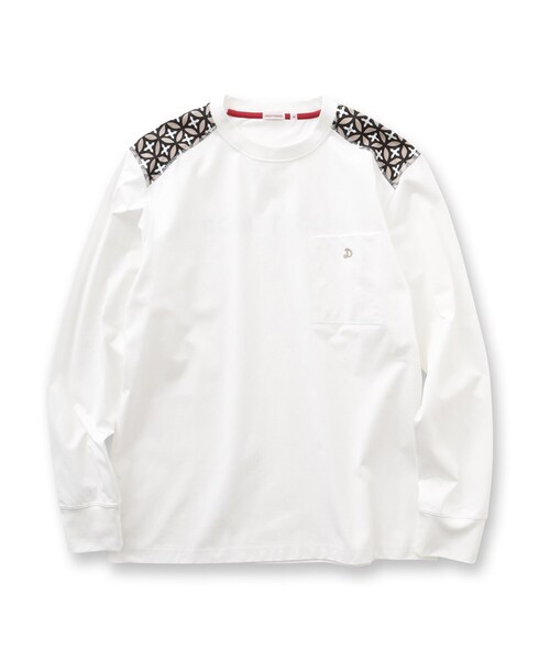 DRESSTERIOR(ドレステリア)の「【接触冷感/UVカット】BACK BREEZE TECH ロングTシャツ(Tシャツ/カットソー・メンズ・ブラック/グリーン系/ホワイト・90/91/92/94)」の5枚目の写真