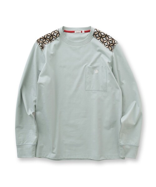 DRESSTERIOR(ドレステリア)の「【接触冷感/UVカット】BACK BREEZE TECH ロングTシャツ(Tシャツ/カットソー・メンズ・ブラック/グリーン系/ホワイト・90/91/92/94)」の7枚目の写真
