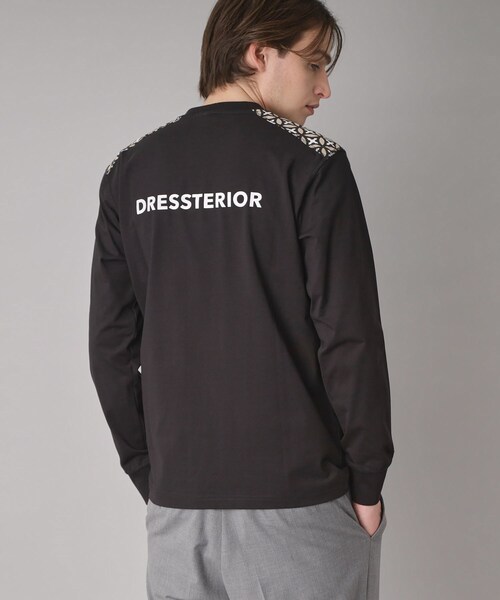【接触冷感UVカット】BACK BREEZE TECH ロングTシャツ DRESSTERIOR｜【接触冷感/UVカット】BACK BREEZE TECH ロングT