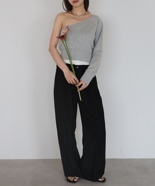 model：H163 着用サイズ：FREE