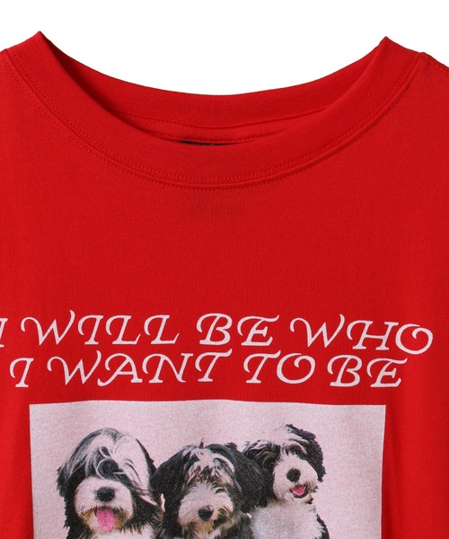 Candy Stripper（キャンディストリッパー）の「PUPPY CLUB Tシャツ（Tシャツ/カットソー・レディース・ピンク/レッド/オフホワイト/ブルー・M/L/XL）」の8枚目の写真