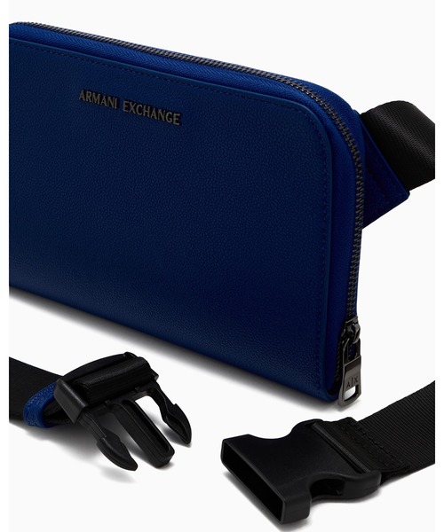 ARMANI EXCHANGE アルマーニエクスチェンジ ボディバッグ ネイビー セール】【A|X アルマーニ エクスチェンジ】LIS AXロゴ フラット