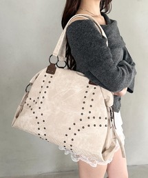 Bamm（バム）の「スタッズボストンバッグ（ボストンバッグ）」