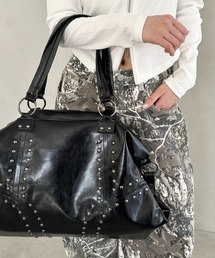 Bamm（バム）の「スタッズボストンバッグ（ボストンバッグ）」