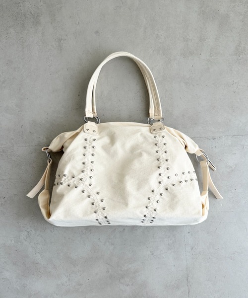 セール】スタッズボストンバッグ（ボストンバッグ）｜Bamm（バム）の