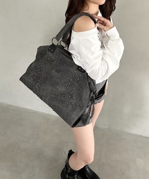 Bamm（バム）の「スタッズボストンバッグ（ボストンバッグ）」