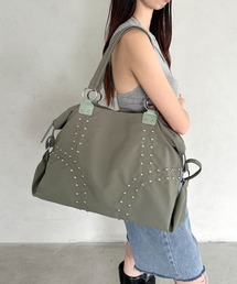 Bamm（バム）の「スタッズボストンバッグ（ボストンバッグ）」