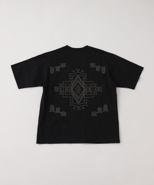 B.C STOCK(ベーセーストック)の「【PENDLETON / ペンドルトン】バック エンブロイダリーショートスリーブTEE(Tシャツ/カットソー・メンズ・ホワイト/ブラック・SMALL/MEDIUM)」の10枚目の写真