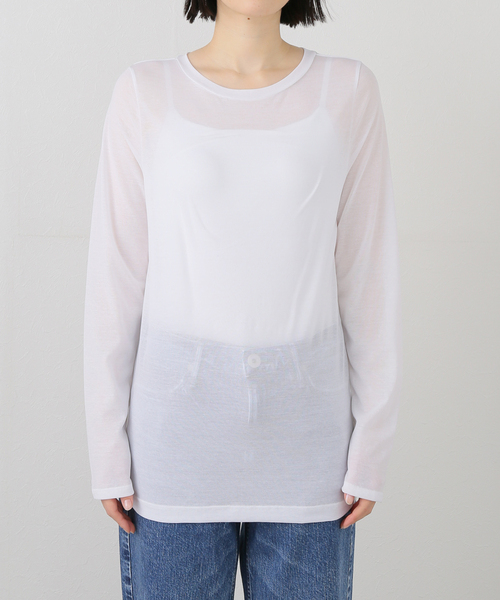 JOURNAL STANDARD L'essage / ジャーナルスタンダードレサージュ 25SS 25070370052010 30/1バルーンプルオーバー 長袖カットソー 30/1バルーンプルオーバー（Tシャツ／カットソー）｜JOURNAL