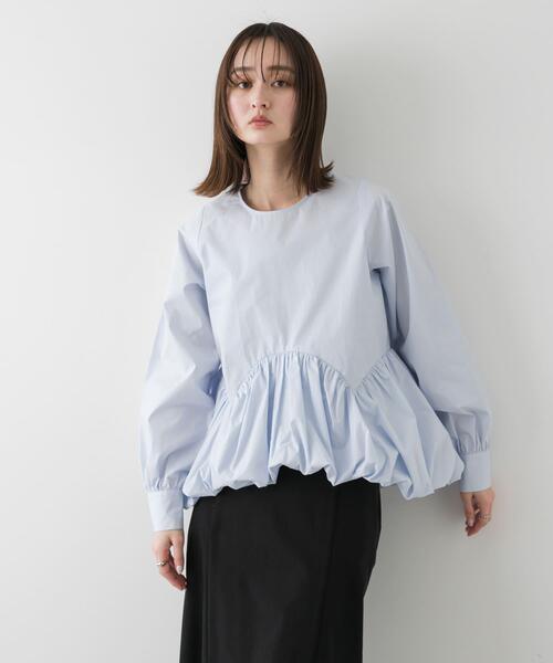 SENSE OF PLACE by URBAN RESEARCH（センスオブプレイスバイアーバンリサーチ）の「バルーンブラウス（シャツ/ブラウス・レディース・ブラック/アイボリー/ライトブルー・ONE）」の22枚目の写真