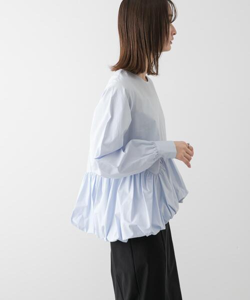 SENSE OF PLACE by URBAN RESEARCH（センスオブプレイスバイアーバンリサーチ）の「バルーンブラウス（シャツ/ブラウス・レディース・ブラック/アイボリー/ライトブルー・ONE）」の20枚目の写真