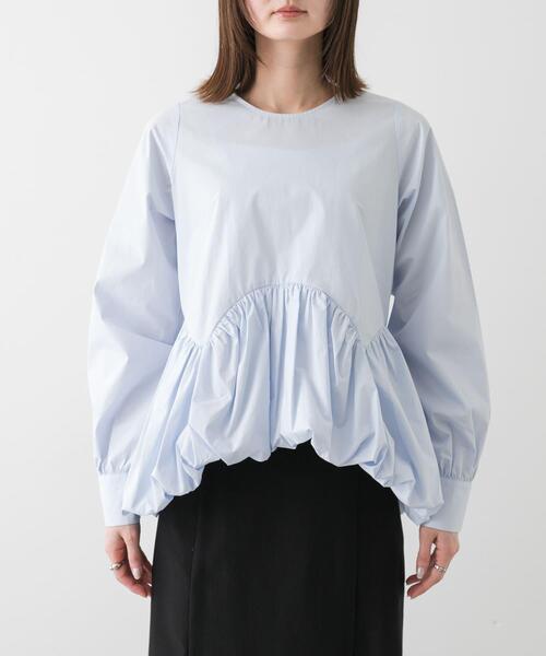 SENSE OF PLACE by URBAN RESEARCH（センスオブプレイスバイアーバンリサーチ）の「バルーンブラウス（シャツ/ブラウス・レディース・ブラック/アイボリー/ライトブルー・ONE）」の14枚目の写真