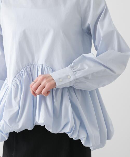 SENSE OF PLACE by URBAN RESEARCH（センスオブプレイスバイアーバンリサーチ）の「バルーンブラウス（シャツ/ブラウス・レディース・ブラック/アイボリー/ライトブルー・ONE）」の11枚目の写真