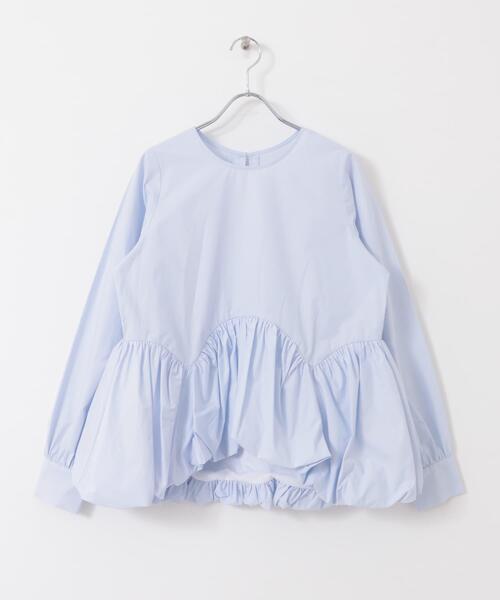 SENSE OF PLACE by URBAN RESEARCH（センスオブプレイスバイアーバンリサーチ）の「バルーンブラウス（シャツ/ブラウス・レディース・ブラック/アイボリー/ライトブルー・ONE）」の9枚目の写真