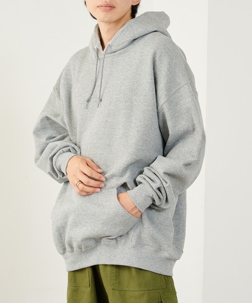 JERZEES（ジャージーズ）の「【JERZEES】NUBLEND プルオーバーパーカー ボックスシルエット ビッグシルエット オーバーサイズ 裏起毛 UNTR（パーカー・メンズ・チャコールグレー/ネイビー/ブラック/グレー/ホワイト/アッシュ・XL/M/S/L）」の22枚目の写真