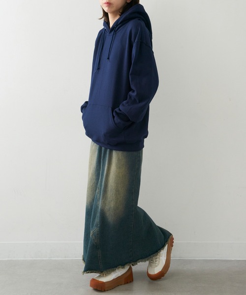 JERZEES（ジャージーズ）の「【JERZEES】NUBLEND プルオーバーパーカー ボックスシルエット ビッグシルエット オーバーサイズ 裏起毛 UNTR（パーカー・メンズ・チャコールグレー/ネイビー/ブラック/グレー/ホワイト/アッシュ・XL/M/S/L）」の11枚目の写真