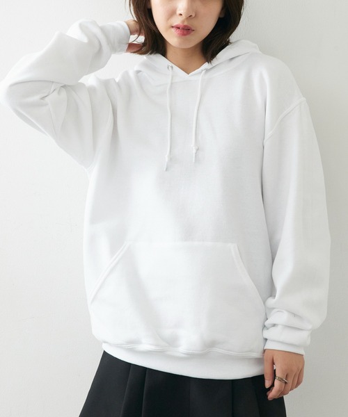 JERZEES（ジャージーズ）の「【JERZEES】NUBLEND プルオーバーパーカー ボックスシルエット ビッグシルエット オーバーサイズ 裏起毛 UNTR（パーカー・メンズ・チャコールグレー/ネイビー/ブラック/グレー/ホワイト/アッシュ・XL/M/S/L）」の19枚目の写真