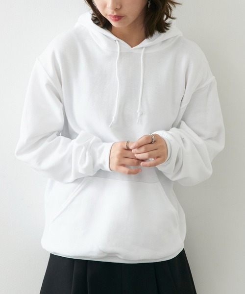 JERZEES（ジャージーズ）の「【JERZEES】NUBLEND プルオーバーパーカー ボックスシルエット ビッグシルエット オーバーサイズ 裏起毛 UNTR（パーカー・メンズ・チャコールグレー/ネイビー/ブラック/グレー/ホワイト/アッシュ・XL/M/S/L）」の18枚目の写真