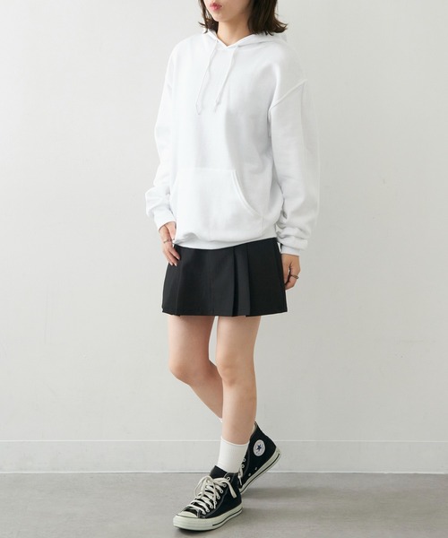 JERZEES（ジャージーズ）の「【JERZEES】NUBLEND プルオーバーパーカー ボックスシルエット ビッグシルエット オーバーサイズ 裏起毛 UNTR（パーカー・メンズ・チャコールグレー/ネイビー/ブラック/グレー/ホワイト/アッシュ・XL/M/S/L）」の21枚目の写真