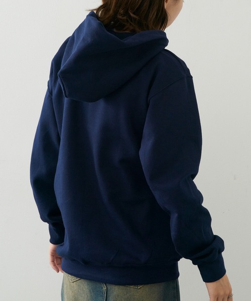 JERZEES（ジャージーズ）の「【JERZEES】NUBLEND プルオーバーパーカー ボックスシルエット ビッグシルエット オーバーサイズ 裏起毛 UNTR（パーカー・メンズ・チャコールグレー/ネイビー/ブラック/グレー/ホワイト/アッシュ・XL/M/S/L）」の8枚目の写真