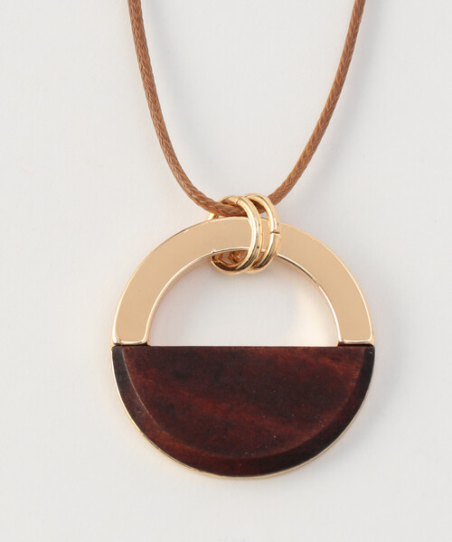 COMME CA ISM（コムサイズム）の「ウッドワントップ スライドネックレス（ネックレス・レディース・ゴールド/シルバー・FREE）」の6枚目の写真