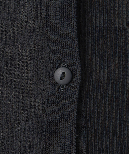 Spick & Span(スピックアンドスパン)の「手洗い可 / 18Gシアーリブカーディガン(カーディガン/ボレロ・レディース・チャコールグレー/ブラウン・FREE)」の7枚目の写真